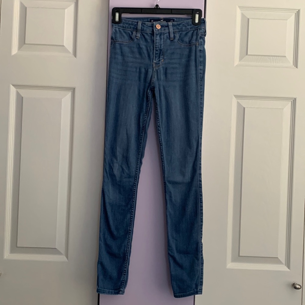 HOLLISTER HIGH-RISE JEAN LEGGING SIZE 0